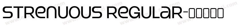 Strenuous Regular字体转换